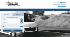 Desktop Screenshot of barnsleyvansales.com